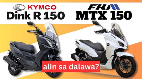 Kymco Dink R150 Vs FKM MTX 150 Side By Side Comparison Specs