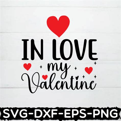 In Love My Valentine Shirtvalentine Day Svgvalentinesvalentine