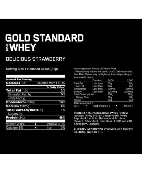 Optimum Nutrition Optimum Nutrition Gold Standard 100 Whey Protein Powder Delicious