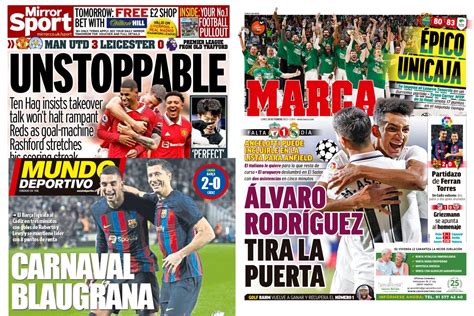 Las Portadas De La Prensa Deportiva Del 20 De Febrero Repasamos Las