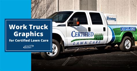 Certified Lawn Care Work Truck Graphics Tko Graphix