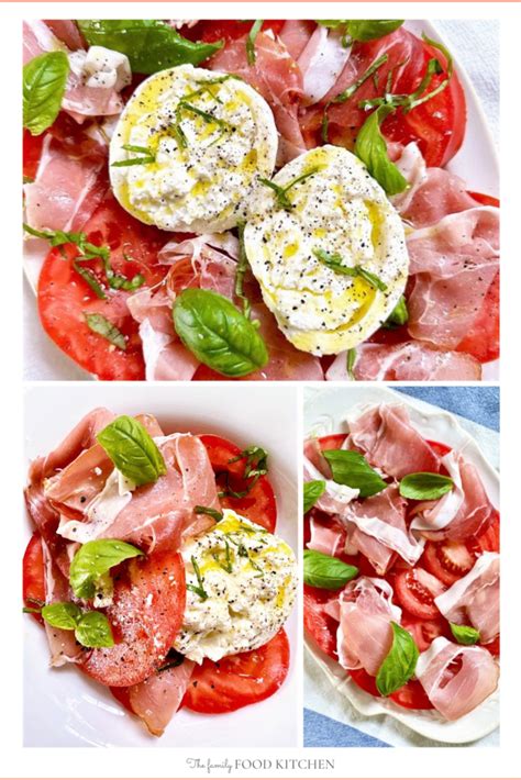 Burrata and Prosciutto (Salad or Appetizer Recipe) - The Family Food ...