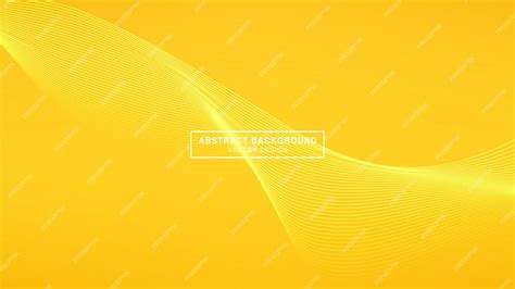 Premium Vector Abstract Yellow Background With Wavy Line Texture