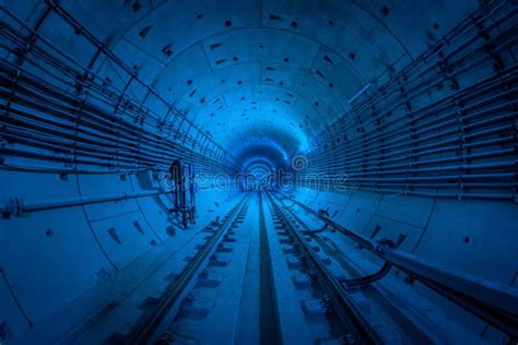 Metro Tunnel, Construction. Editorial Stock Photo - Image of track ...