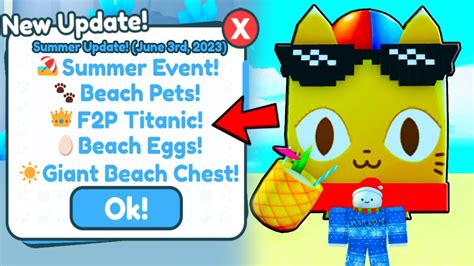 The SUMMER UPDATE Is HERE In Pet Simulator X YouTube