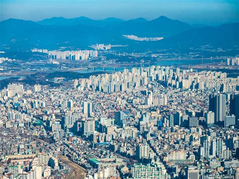 Aerial View Of Seoul City South Korea 2085911 Stock Photo At Vecteezy