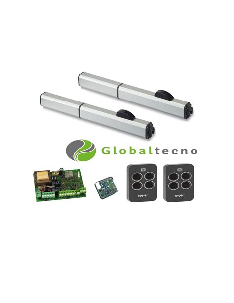 Kit pack 2 Motores Faac 400 sb batiente brazo Hidráulico portones