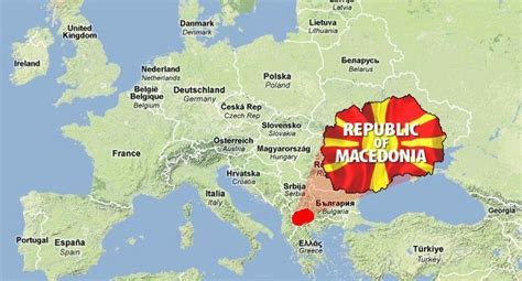 Macedonia Map The Gin Wide Open