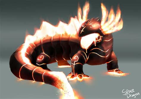 Fire salamander by SpaceDragon14 on DeviantArt