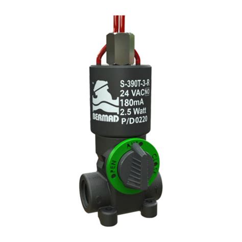 Solenoide S 390T 3W BERMAD 24V AC 3v 2h N O