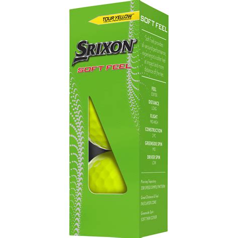 Srixon Soft Feel Herren Golfbälle 12er Pack gelb hier günstig kaufen