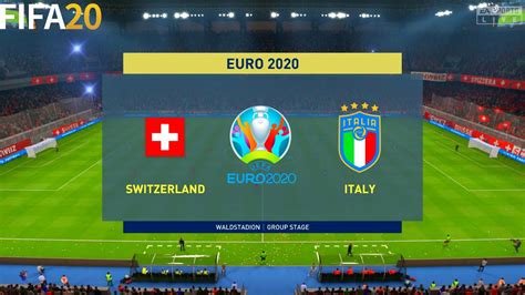 Fifa Italy Vs Switzerland Euro Full Match Gameplay