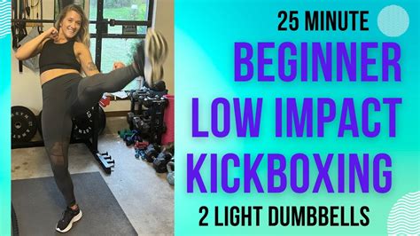 25 Min Low Impact Cardio Kickboxing Workout Beginner Friendly Home