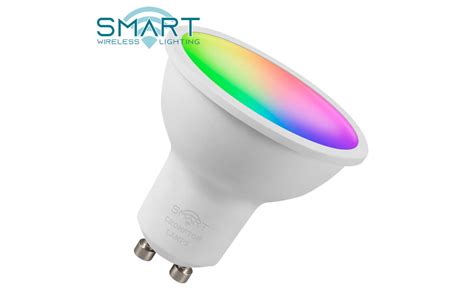 5w Led Gu10 Smart Lamp Dimmable 2700k 4000k Colour Crompton 12387