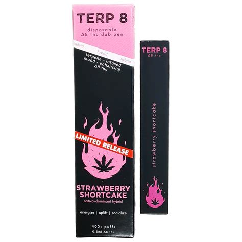 Strawberry Shortcake [limited Release] Disposable Delta 8 Dab Pen Terp 8 Has The Strongest