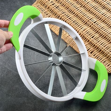 Extra Large Watermelon Slicer Home Stainless Steel Fruit Cutter Peeler