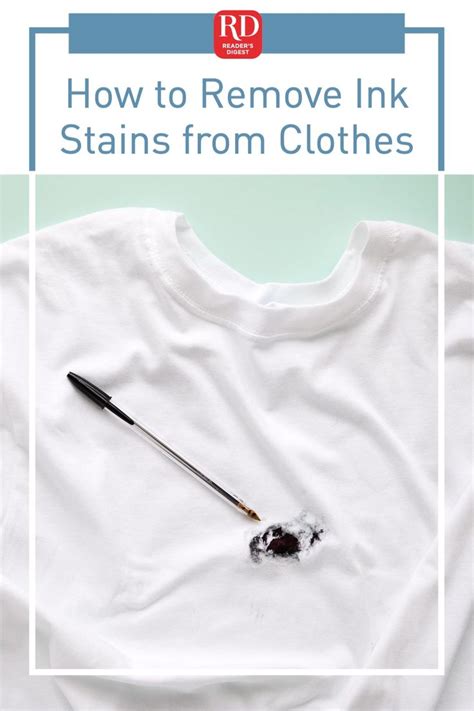 How to Remove Ink Stains from Clothes | Ink stain, Ink stain removal ...