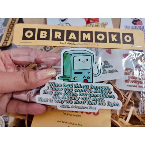 Obramoko BMO Motivational Sticker Shopee Philippines