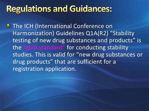 Ich guidelines for stability studies 2