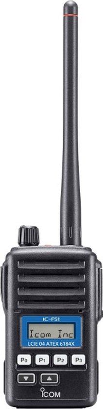 Icom IC F61 Marine On Board Portofoon UHF IP67 ATEX Bol