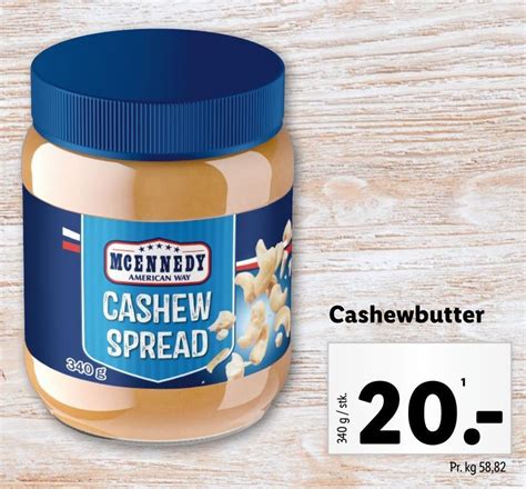 Cashewbutter Tilbud Hos Lidl