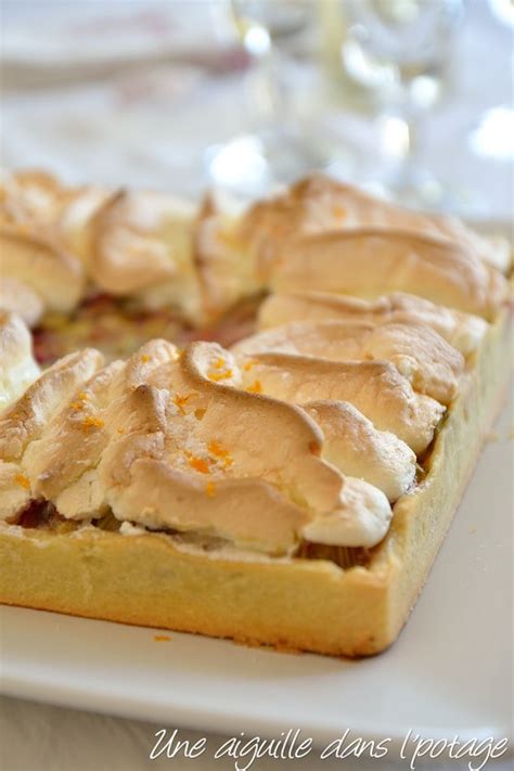 Tarte Rhubarbe Orange De Christophe Felder Une Aiguille Dans Lpotage