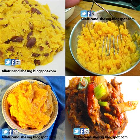 ALL AFRICAN DISHES: CAMEROON RECIPES (BEANS MASHED WITH POTATOES)