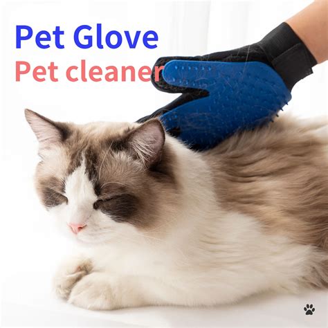 Pet Luva Gato Grooming Luva Gato Cabelo Removedor De Escova Para Luvas