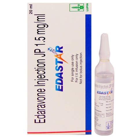 Liquid Allopathic Edastar Edaravone Injection For Hospital Packaging