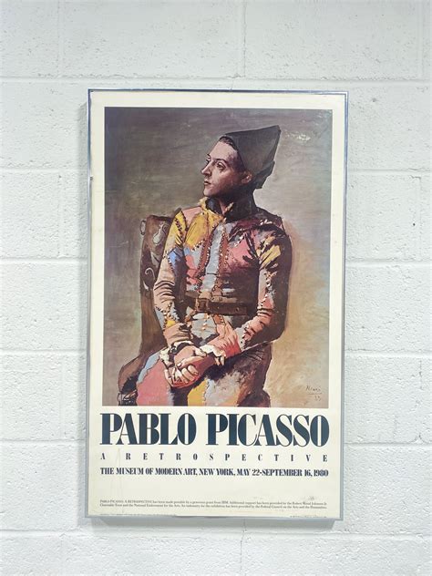 Pablo Picasso Exhibition Poster MOMA New York 1980 – Sunbeam Vintage