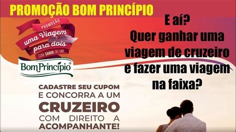 PROMOÇÃO UMA VIAGEM PARA DOIS O SABOR DE UM BOM PRINCÍPIO 24 06