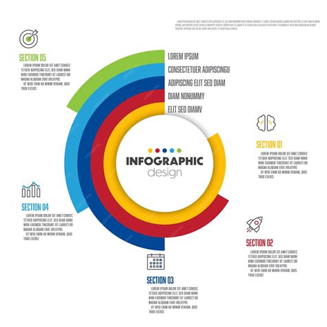 Premium Vector Vector Infographic Circle Template Diagrame For