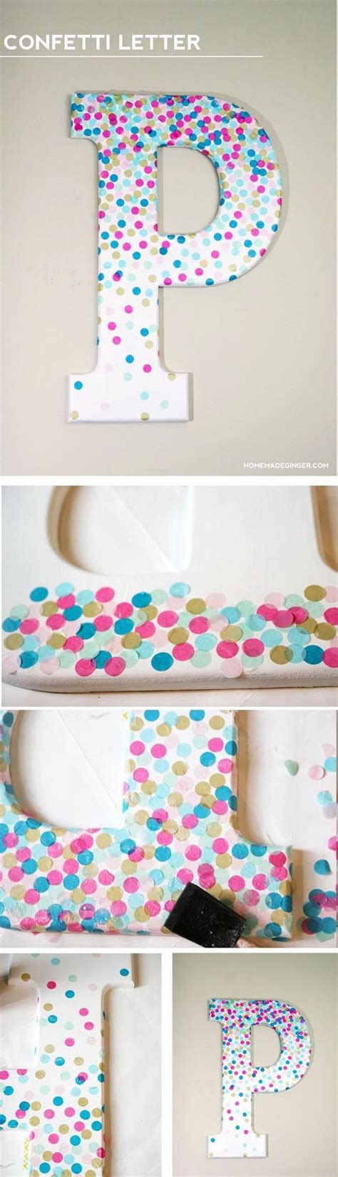 20+ Best DIY Decorative Letters with Lots of Tutorials - For Creative Juice