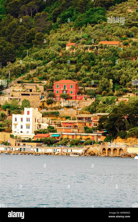 Architecture of Porto Venere, Italy. Porto Venere and the villages of ...