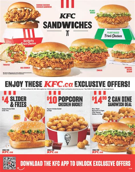 KFC Alberta Peace River Exclusive Coupons Flyers And Deals 2024