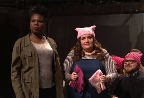 Rose Pink Pussy Hat As Seen On SNL MURPHY BROWN Hand Knit Womens