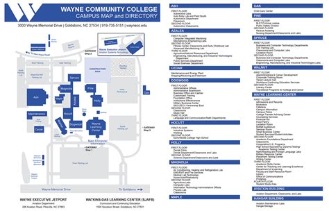 campus-map-2024-thumbnail - Wayne Community College | Goldsboro, NC