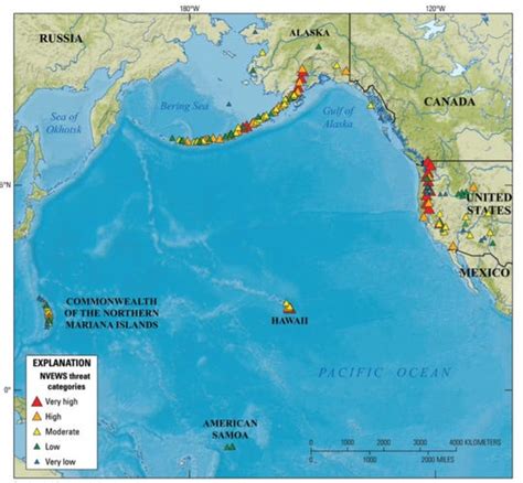 Volcanoes In Us Map