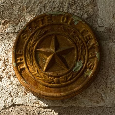 Texas State Seal Photograph by Michael Flood