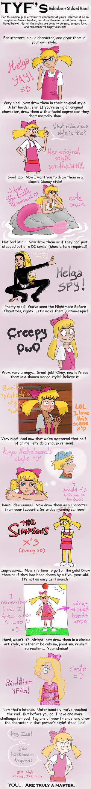 Helga's meme-style XD - Hey Arnold! by Koizumi-Marichan on DeviantArt