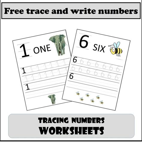 Free Trace And Write Numbers 1 10 Made By Teachers