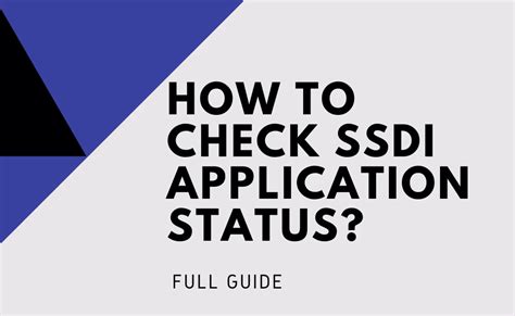 How to check SSDI Application Status? (Quick Guide)