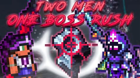 Two Men One Boss Rush Terraria Calamity Mod Youtube