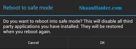 HOW TO : Boot Android Phone in Safe Mode | Geeky Stuffs