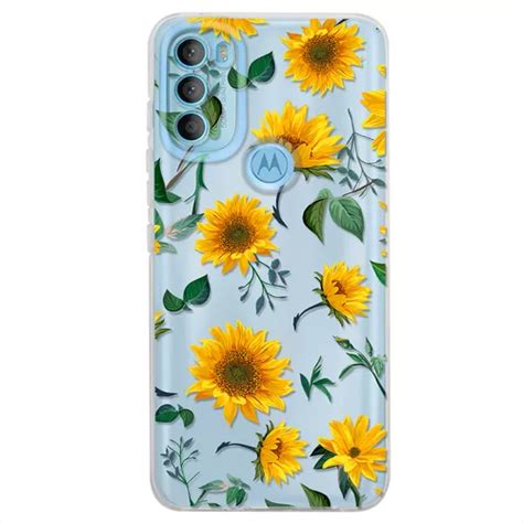 Funda Para Motorola Para Mujer Flores Girasoles Uso Rudo Tpu Mercadolibre