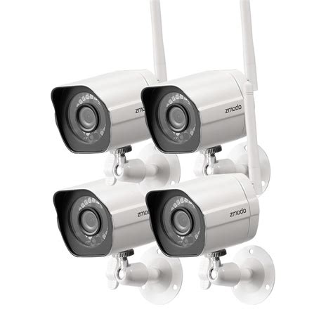 Buy Zmodo P Full Hd Outdoor Wireless Security Camera System Pack