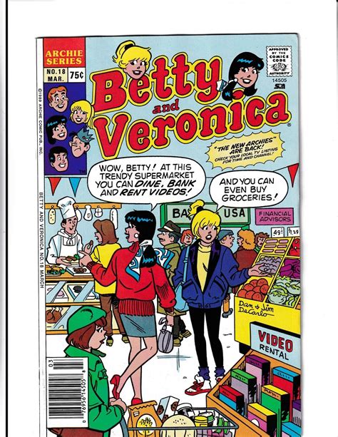 Betty And Veronica 18 1989 Canadian Newsstand Archie Comics Comic