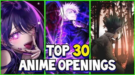 My Top Anime Openings Of Youtube