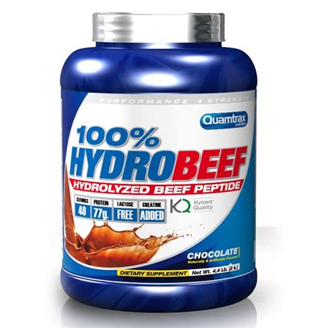 100 HydroBeef 2kg Quamtrax Proteína de carne Boteprote