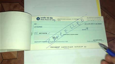 Cancelled Cheque Kaise Banaye How To Make Cancelled Cheque Why Make Cancelled Cheque